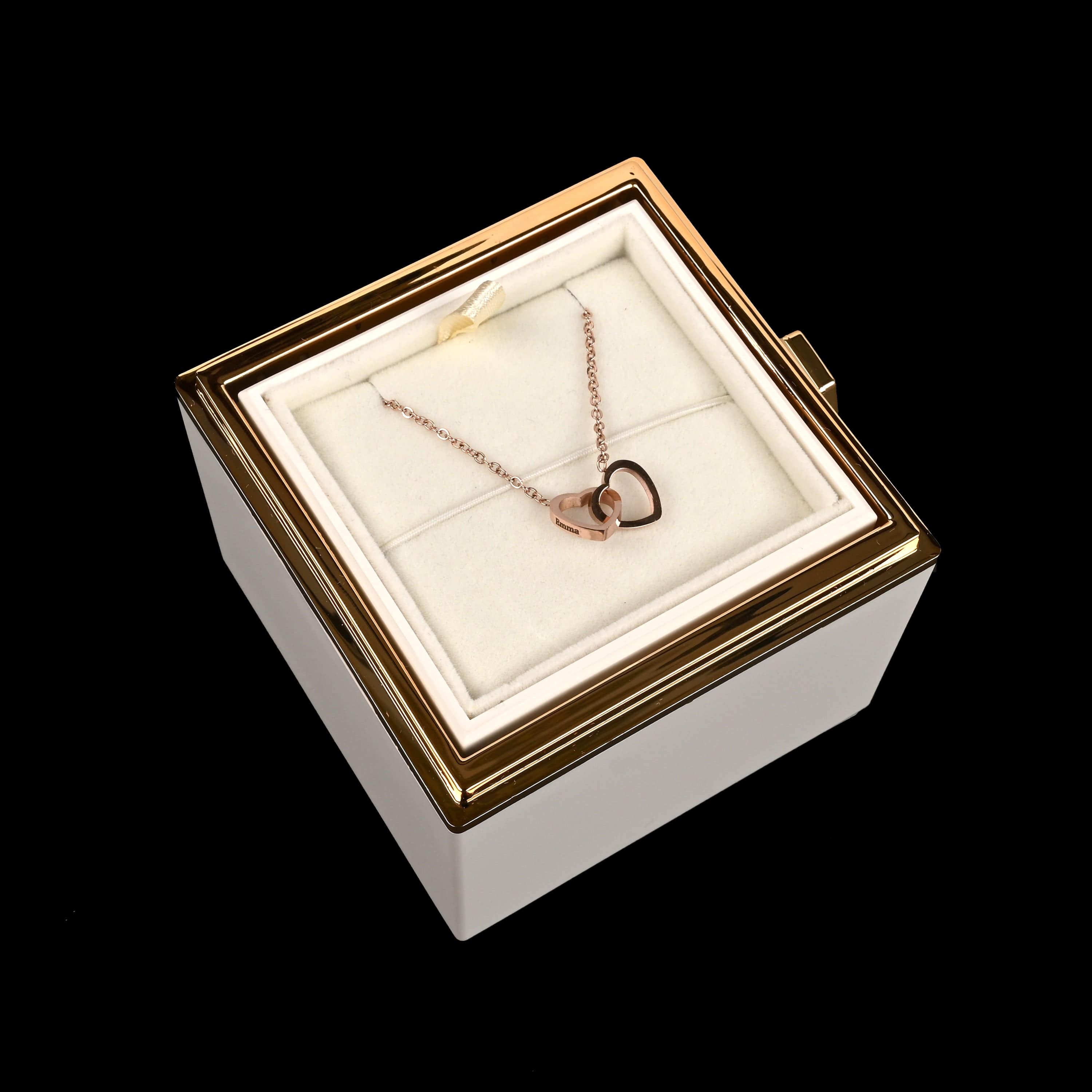 HeartBond | Halskette mit Ewiger Rose Box