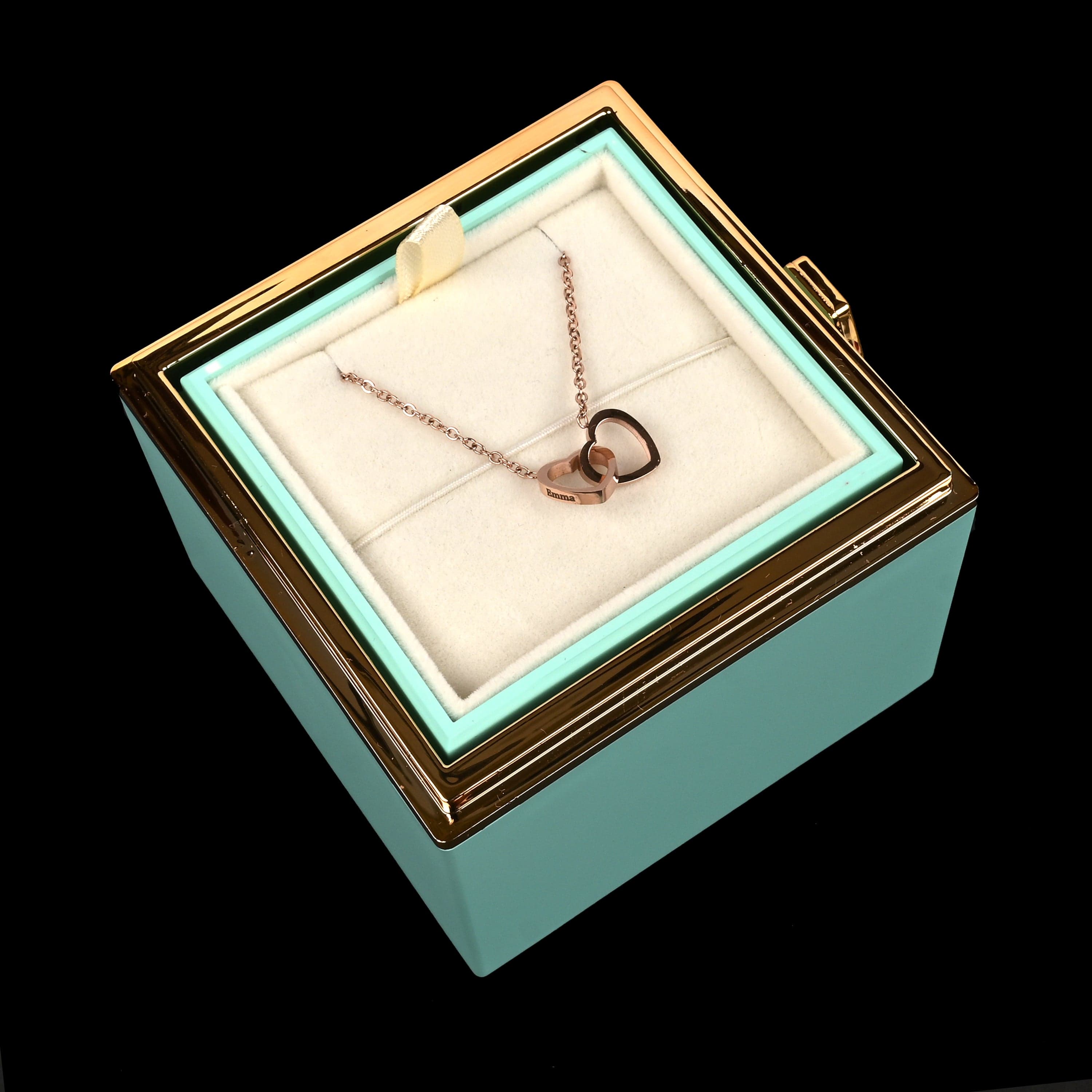 HeartBond | Halskette mit Ewiger Rose Box