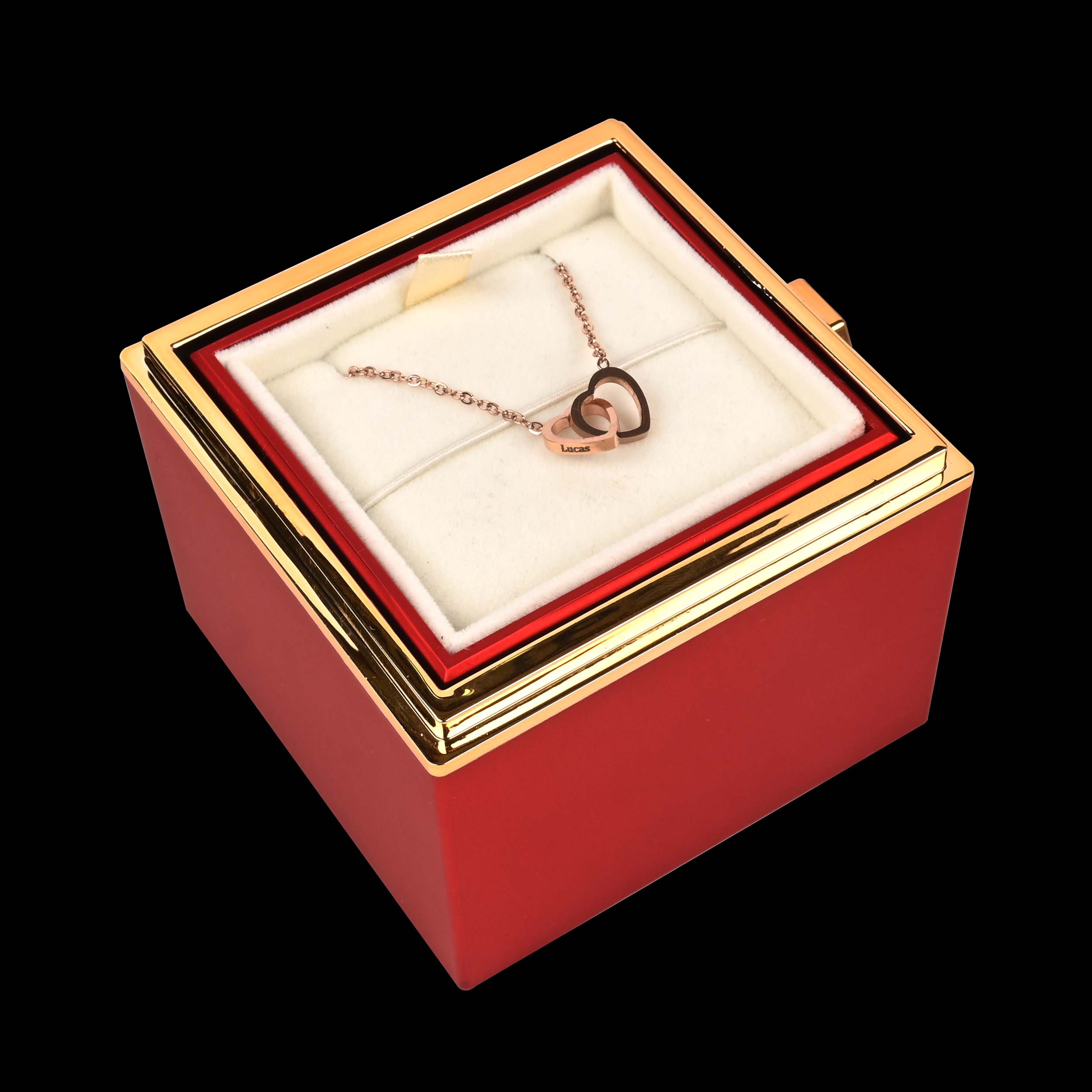 HeartBond | Halskette mit Ewiger Rose Box