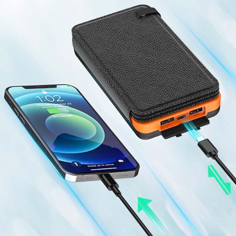 PowerFold | Tragbare Faltbare Wasserdichte Solar-Powerbank