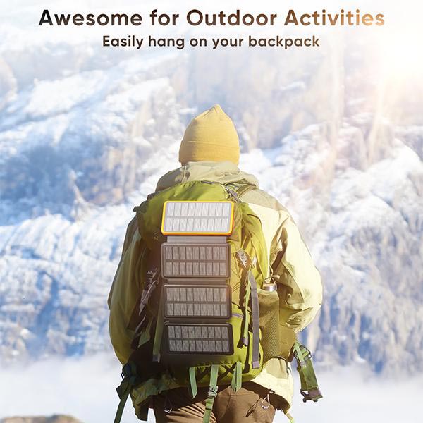 PowerFold | Tragbare Faltbare Wasserdichte Solar-Powerbank