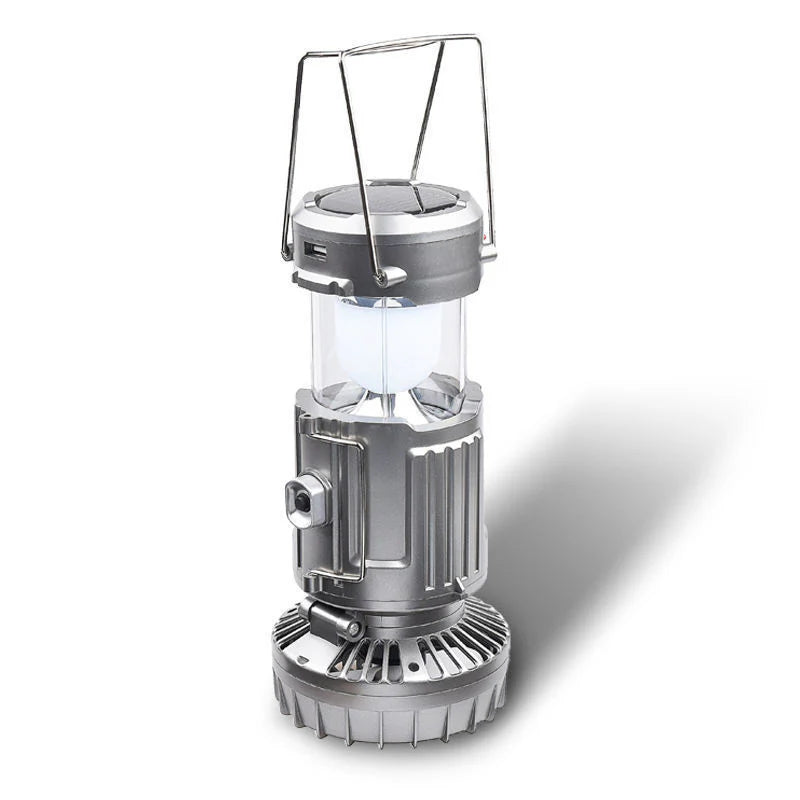 LuxeSolar Aventura 2 in 1 | Solarlicht und tragbarer Ventilator für Outdoor-Abenteuer