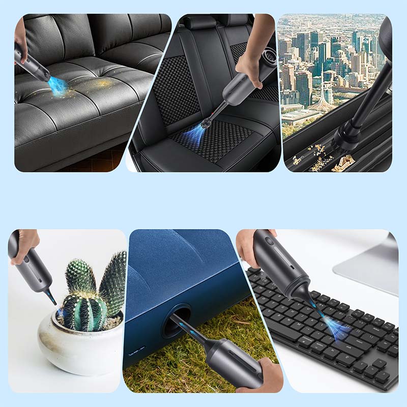 LuxVac Elite Kabelloser Auto-Staubsauger | Hochleistungs-Handstaubsauger für müheloses Auto-Detailing