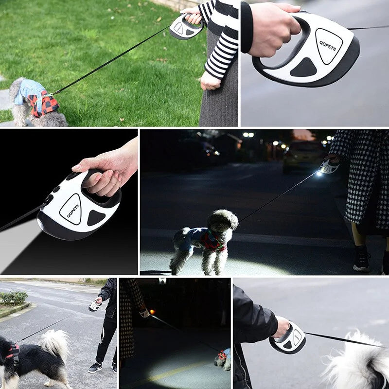 PetGuard| Einziehbare Hundeleine mit LED Licht