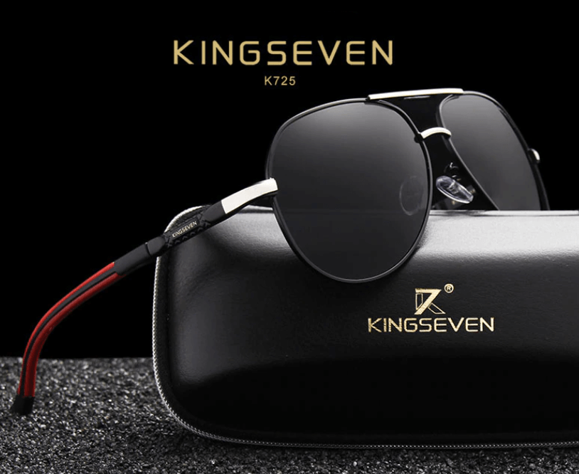 Männer Vintage Aluminium Polarisierende Sonnenbrille