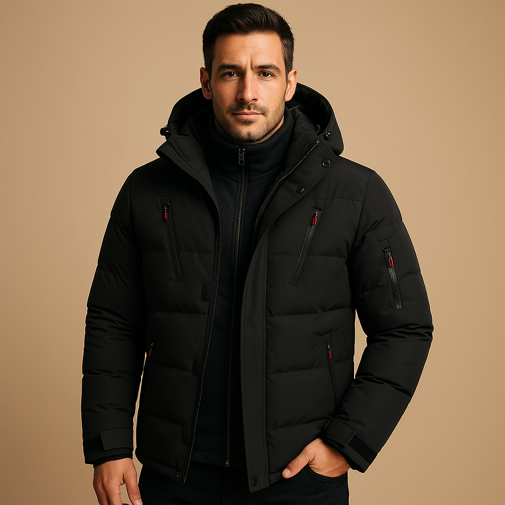 Herren AllWeather Winterjacke – Wasserdicht, Warm und Stilvoll