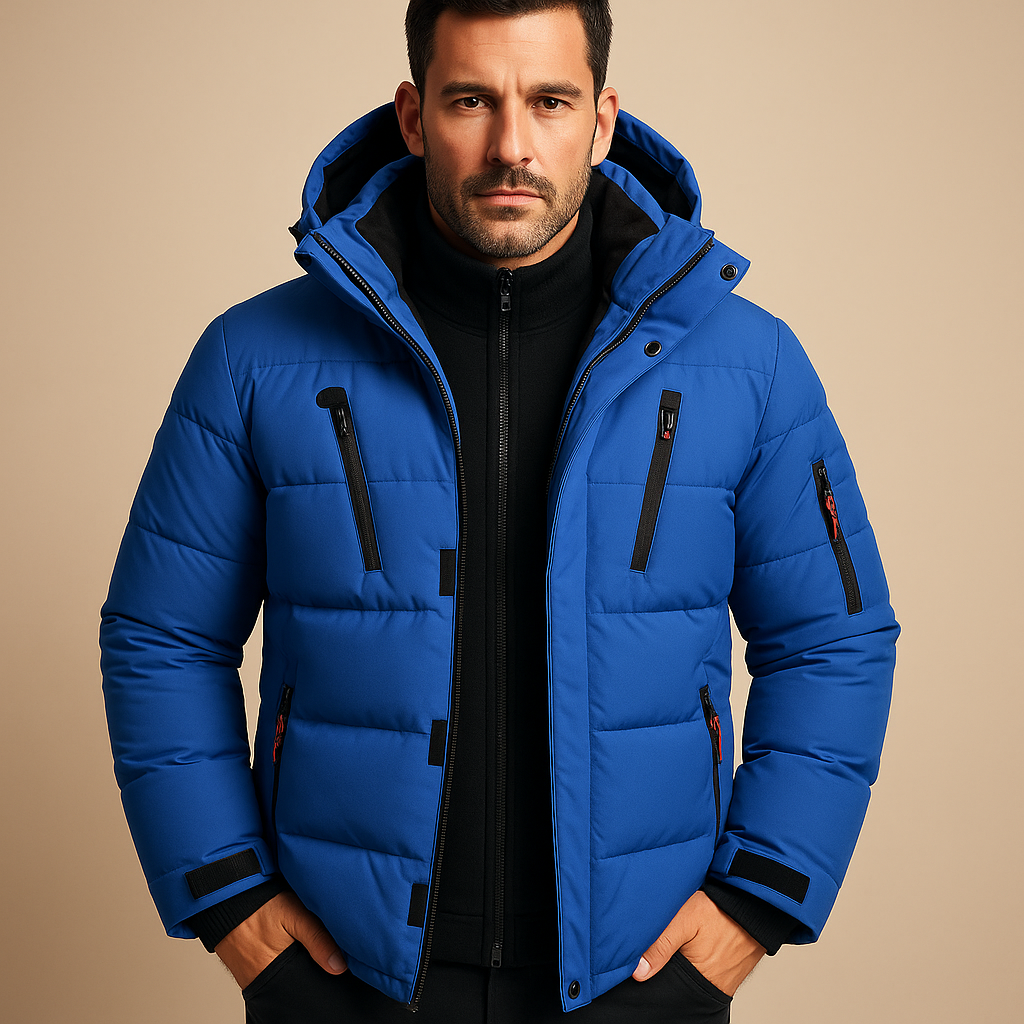 Herren AllWeather Winterjacke – Wasserdicht, Warm und Stilvoll
