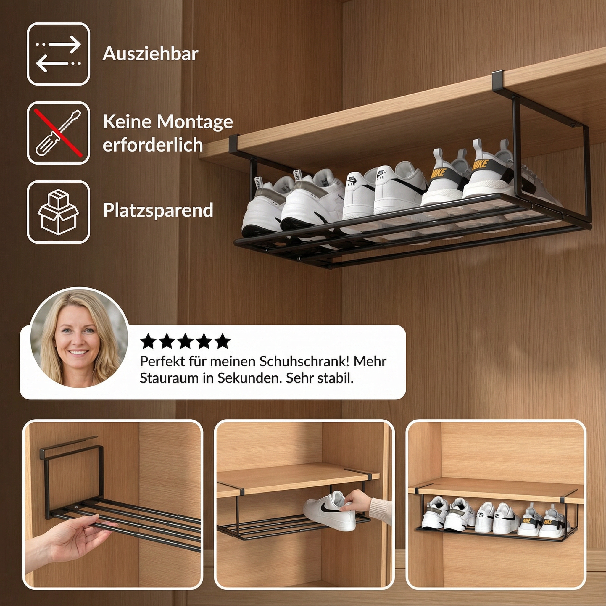 Praktische Bücherregal-Erweiterung