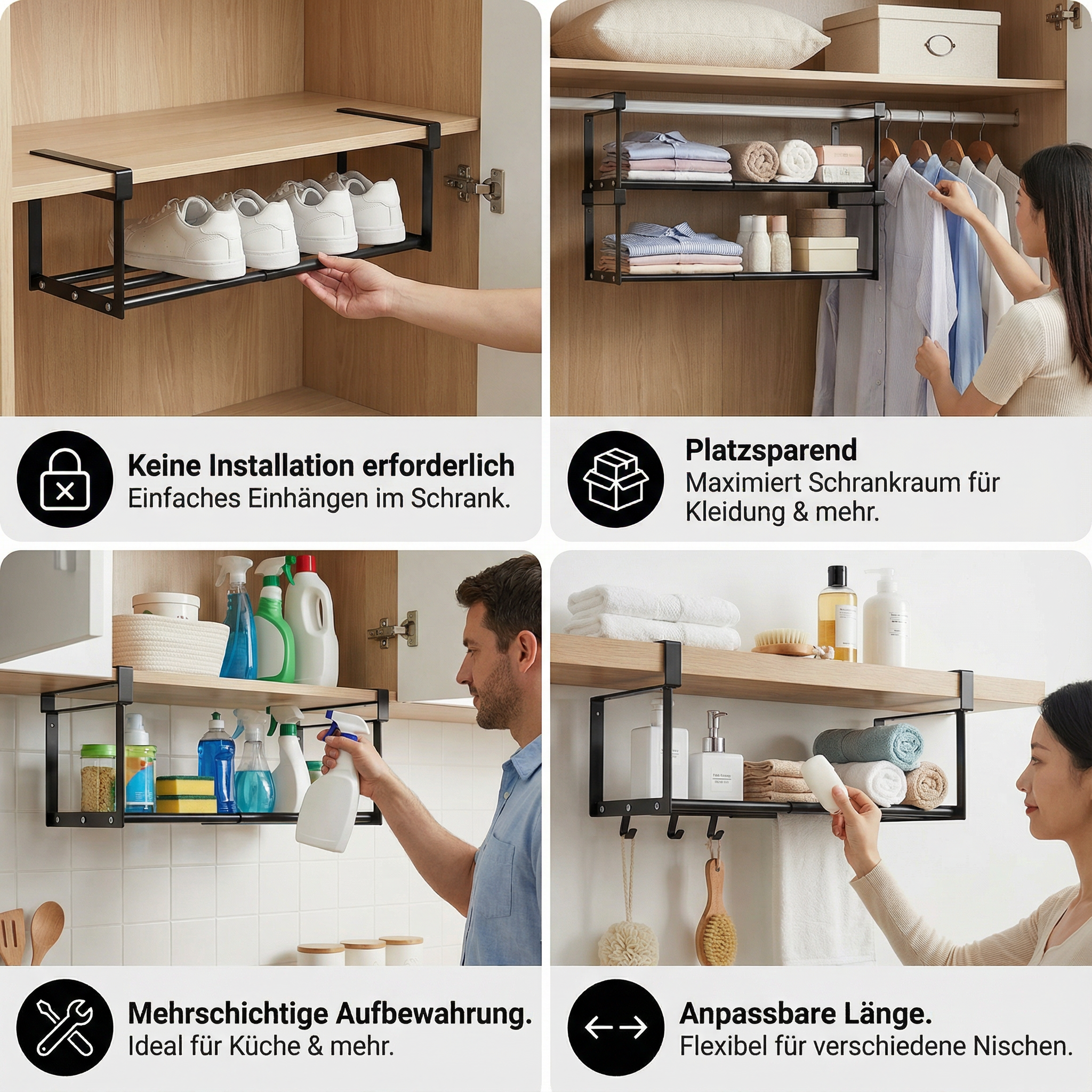 Praktische Bücherregal-Erweiterung