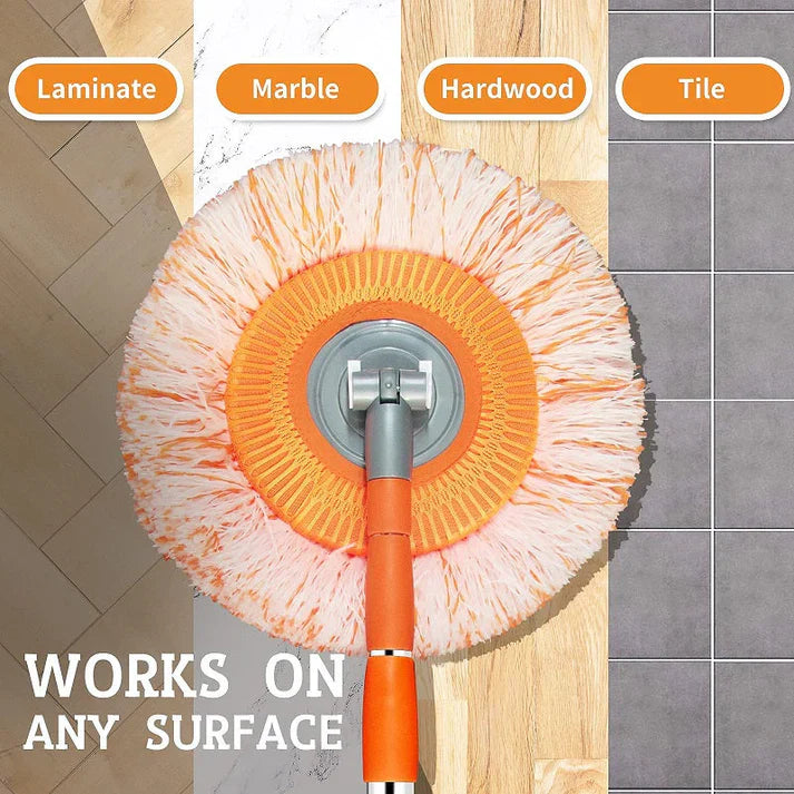 LuxeClean 360° Drehbare Reinigung mop | Verstellbarer Mop für müheloses Reinigen in jeder Ecke