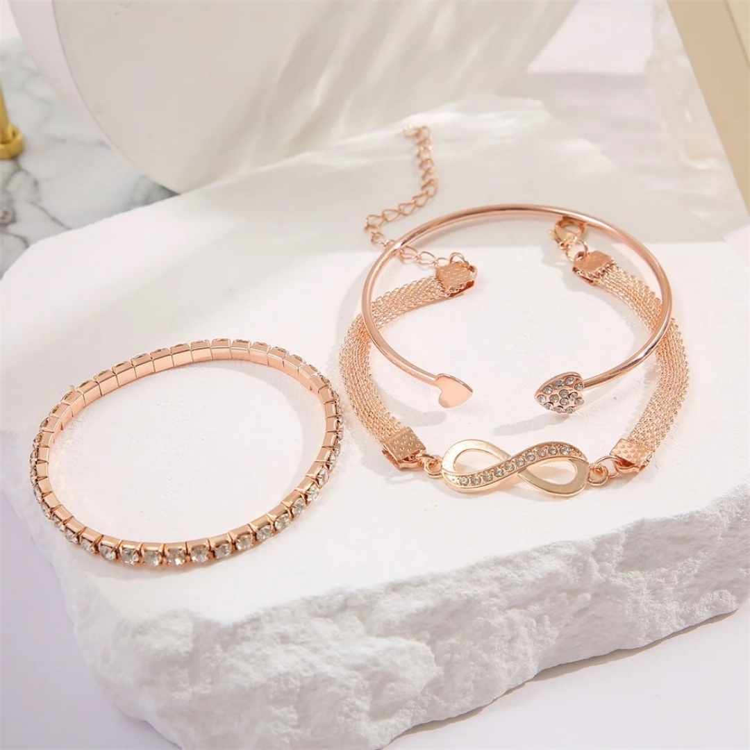 ZeitloseLiebe | 3-Teiliges Armbandset