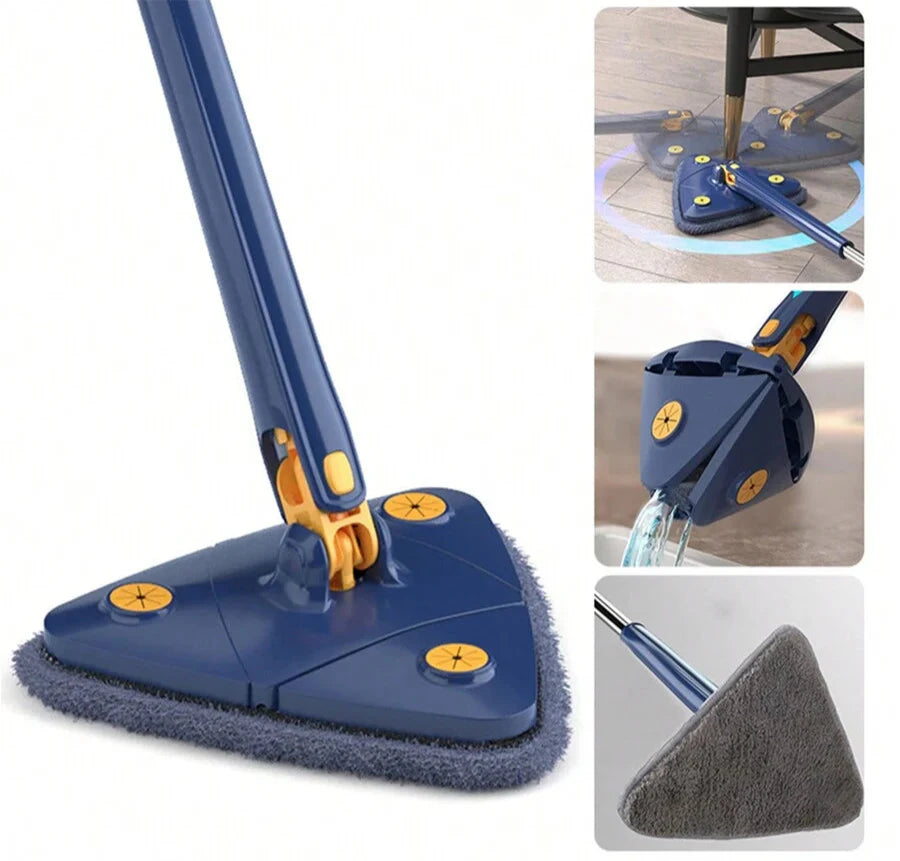 LuxClean Dreieckiger Reinigung Mop | Effizient und vielseitig für ein strahlendes Ergebnis
