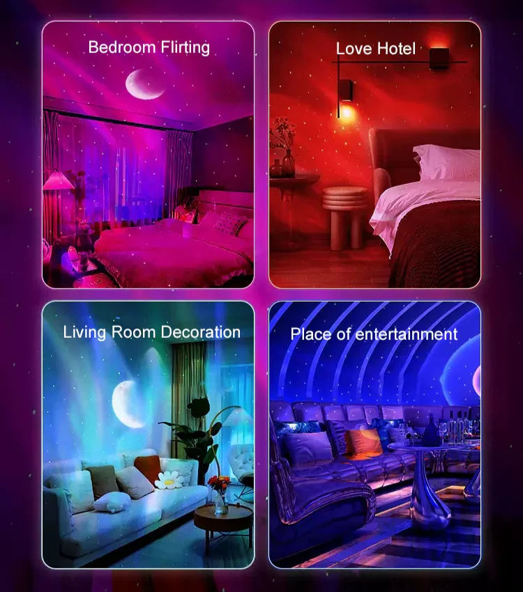 LuxeLumen Sternenhimmel Lampe | Schaffe eine bezaubernde Atmosphäre mit Sternenlicht