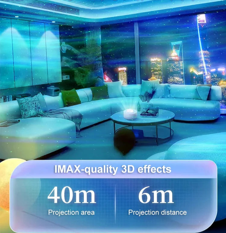 LuxeLumen Sternenhimmel Lampe | Schaffe eine bezaubernde Atmosphäre mit Sternenlicht