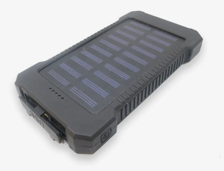 Solarbetriebene PowerBank | Tragbares Wasserdichtes Solarladegerät