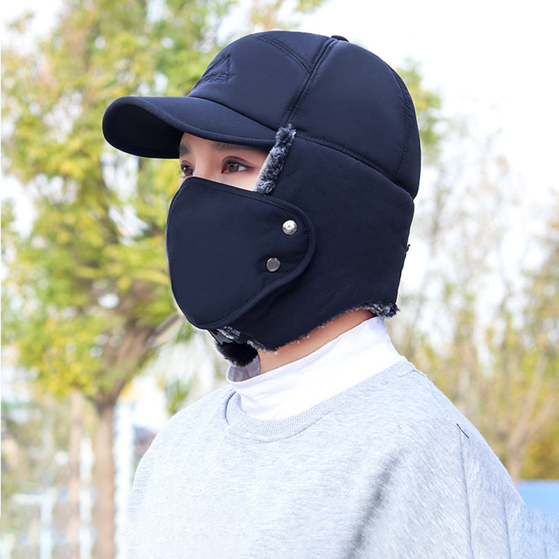 LuxGuard Winddichte Mütze mit Ohrenwärmern | Schützt stilvoll vor Wind und Kälte