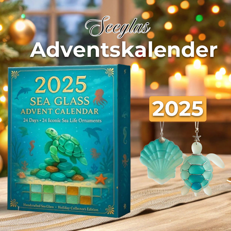 ShellSpark Adventskalender 2025 | Entdecken Sie tägliche Überraschungen mit umweltfreundlichen Meeres-Glaskunstschätzen!