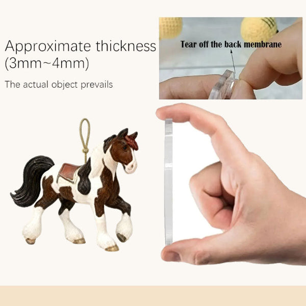 Magischer Pferde Adventskalender 2025 – 24 Handbemalte Figuren für Pferdefreunde