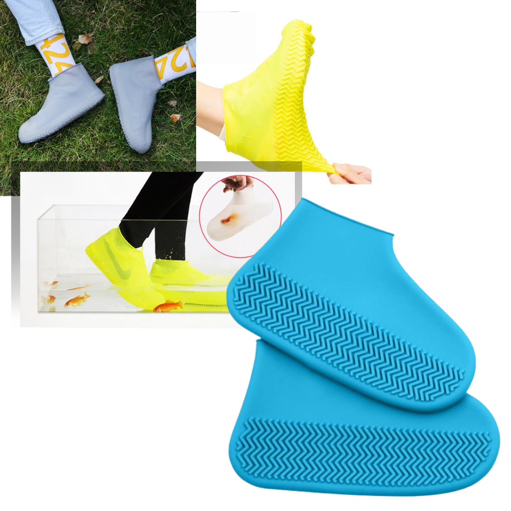 1 Paar wasserdichte Silikonschuhüberzüge