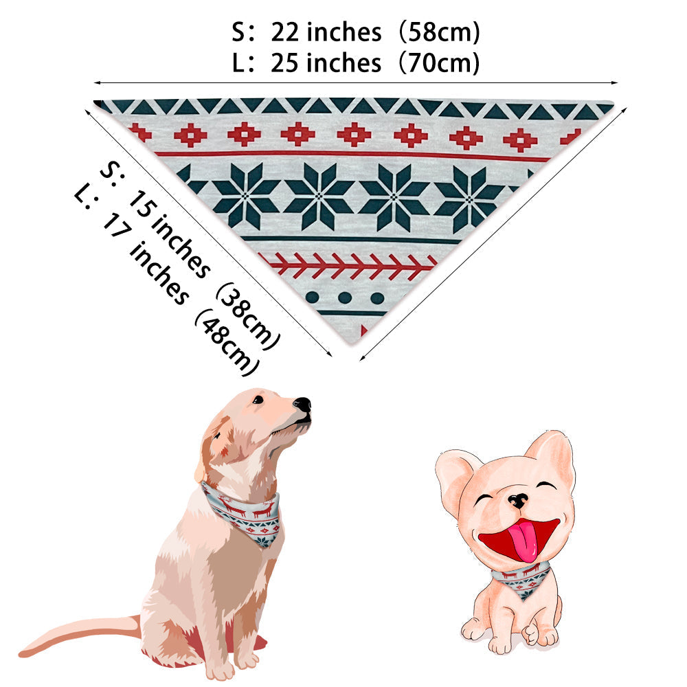 Weihnachtsbaum- und Rentier-Muster passende Familien-Weihnachtspyjamas - Hundepyjama inklusive