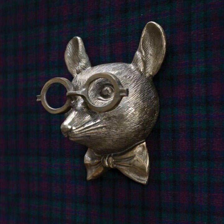 ArtBeest Tierkopf Wanddekoration – Handgemalte Verspielte Figuren aus Harz