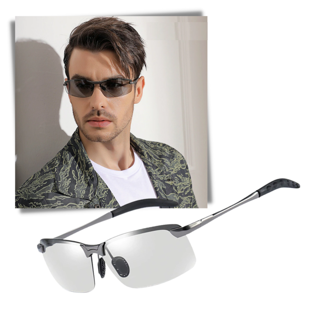 Photochrome UV-Sonnenbrille für Männer