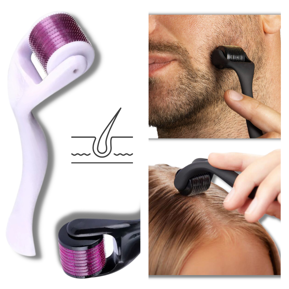 Derma-Roller für Haar- und Bartwachstum