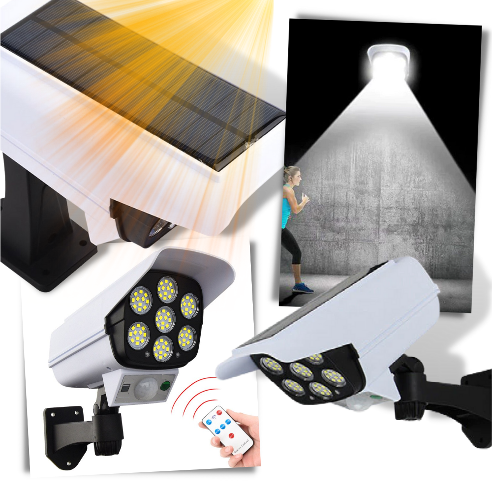 Solar-Bewegungsmelder-LED-Lampe