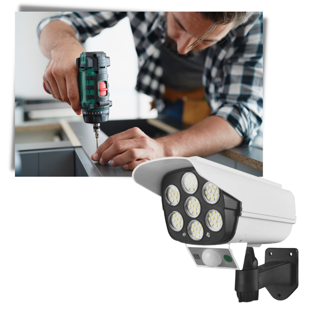 Solar-Bewegungsmelder-LED-Lampe
