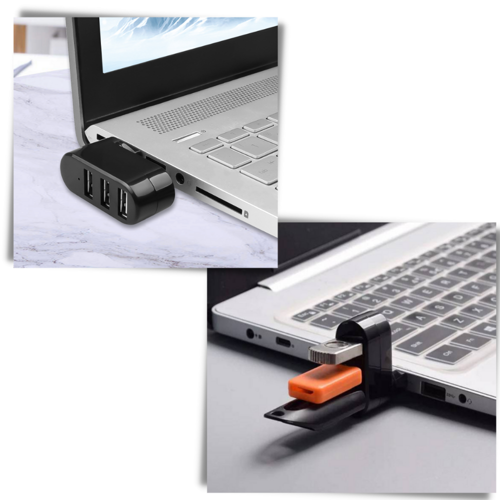 Multi-Port USB Rotierender Adapter
