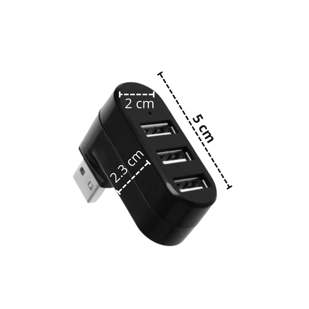 Multi-Port USB Rotierender Adapter