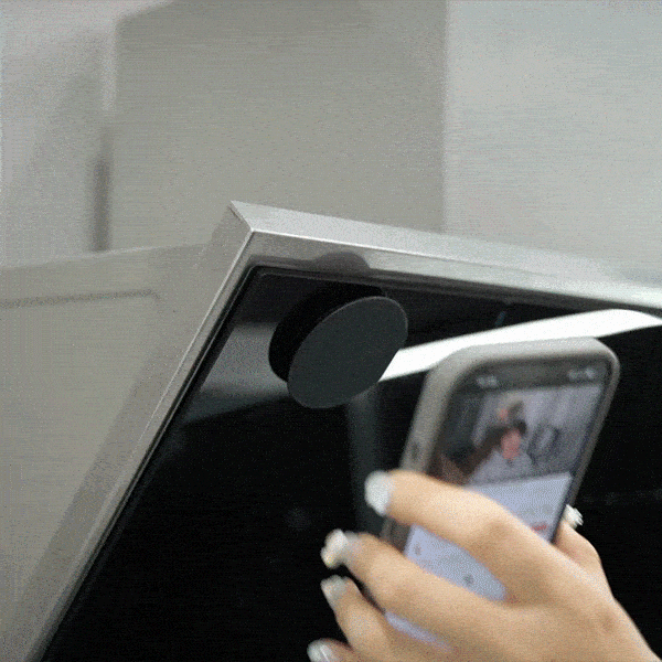 LuxuraGrip Tri-Fold MagSafe Stand | Eleganter 3-in-1 Telefonring, Ständer und Griff für ultimativen Komfort