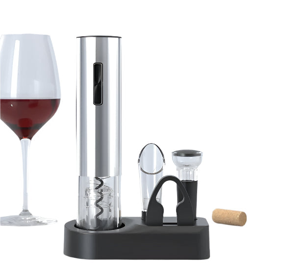 VinElegance Luxe Korkenzieher | Einfach und stilvoll Wein mit einem Knopfdruck öffnen