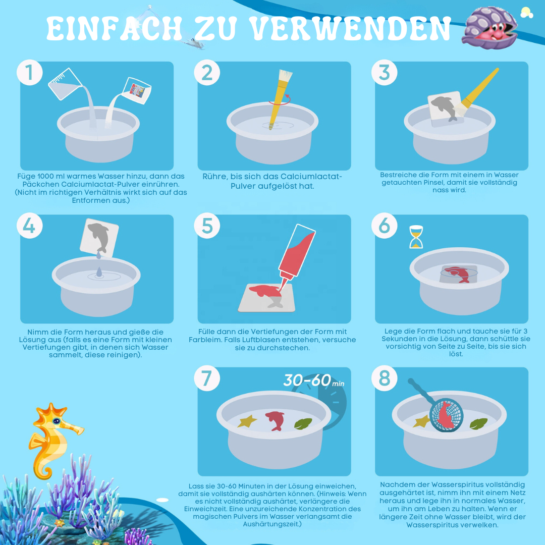AquaFairy Kreatives Wassergele Set