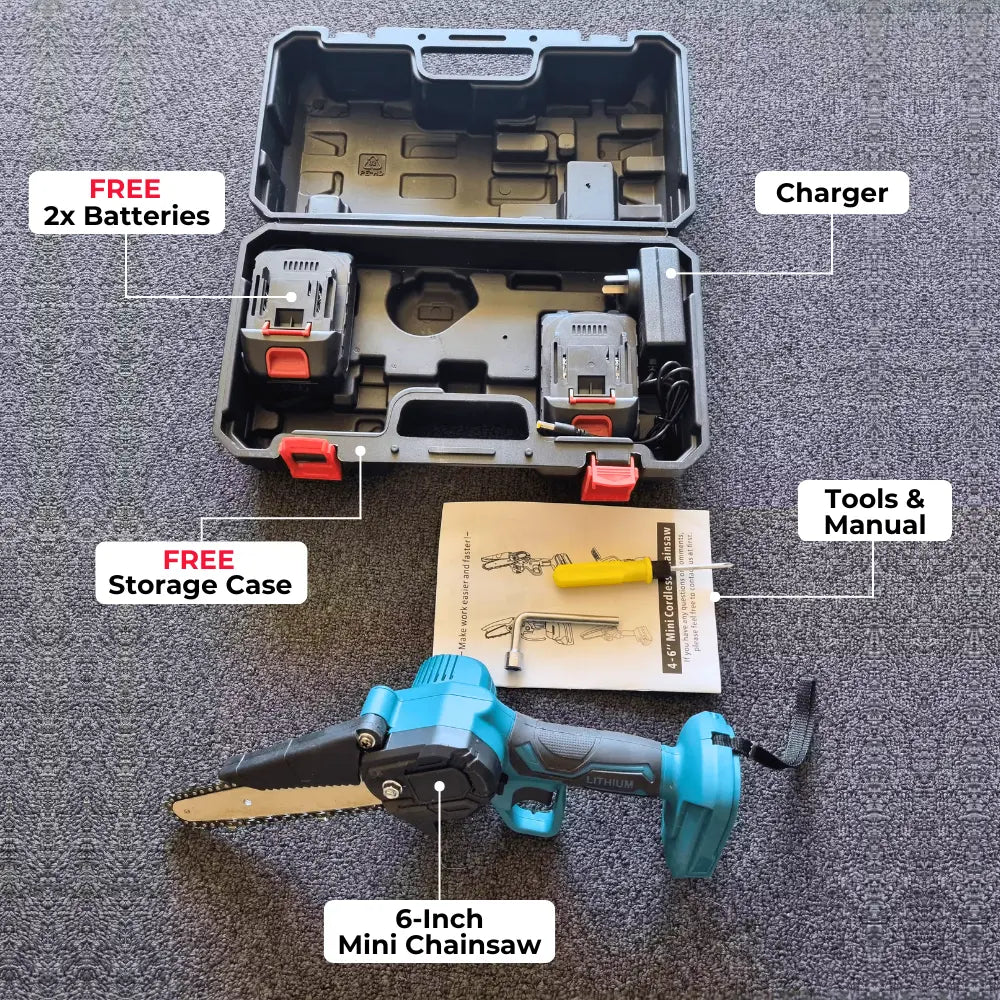 PowerCut | wiederaufladbare kabellose elektrische Kettensäge