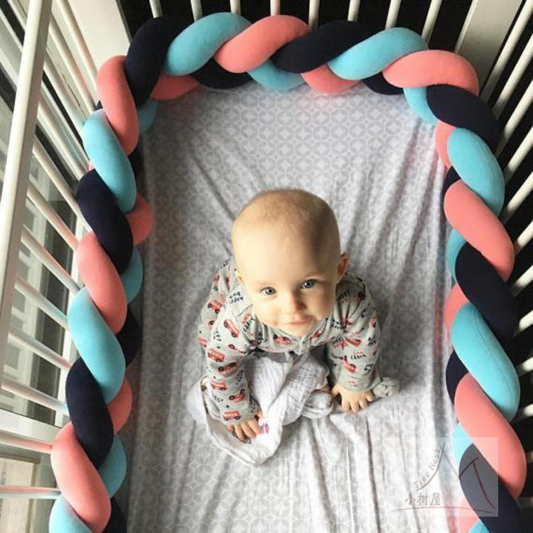 Premium Handgewebtes Babybettkissen