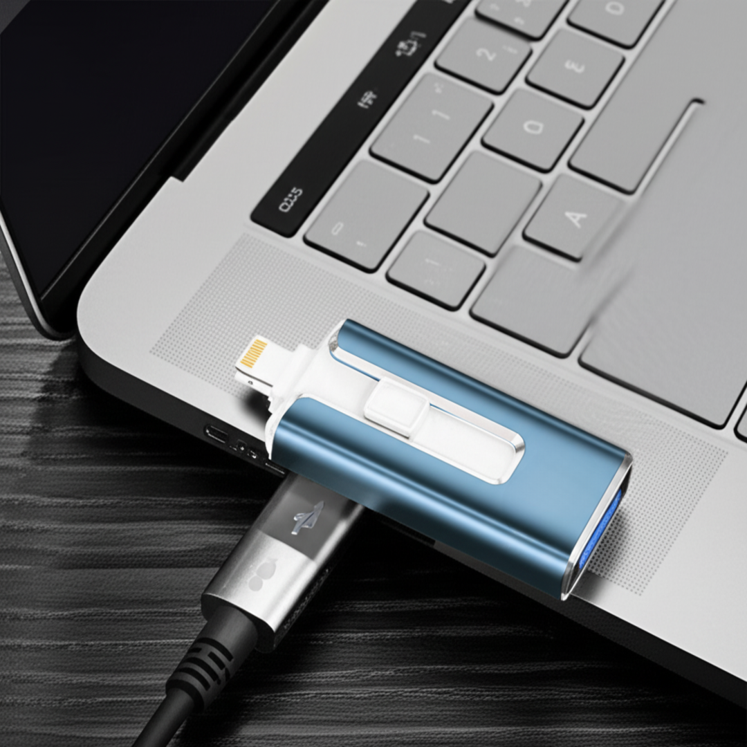 SmartOpslag USB-Stick – Direkte Übertragung von Dateien ohne Internet