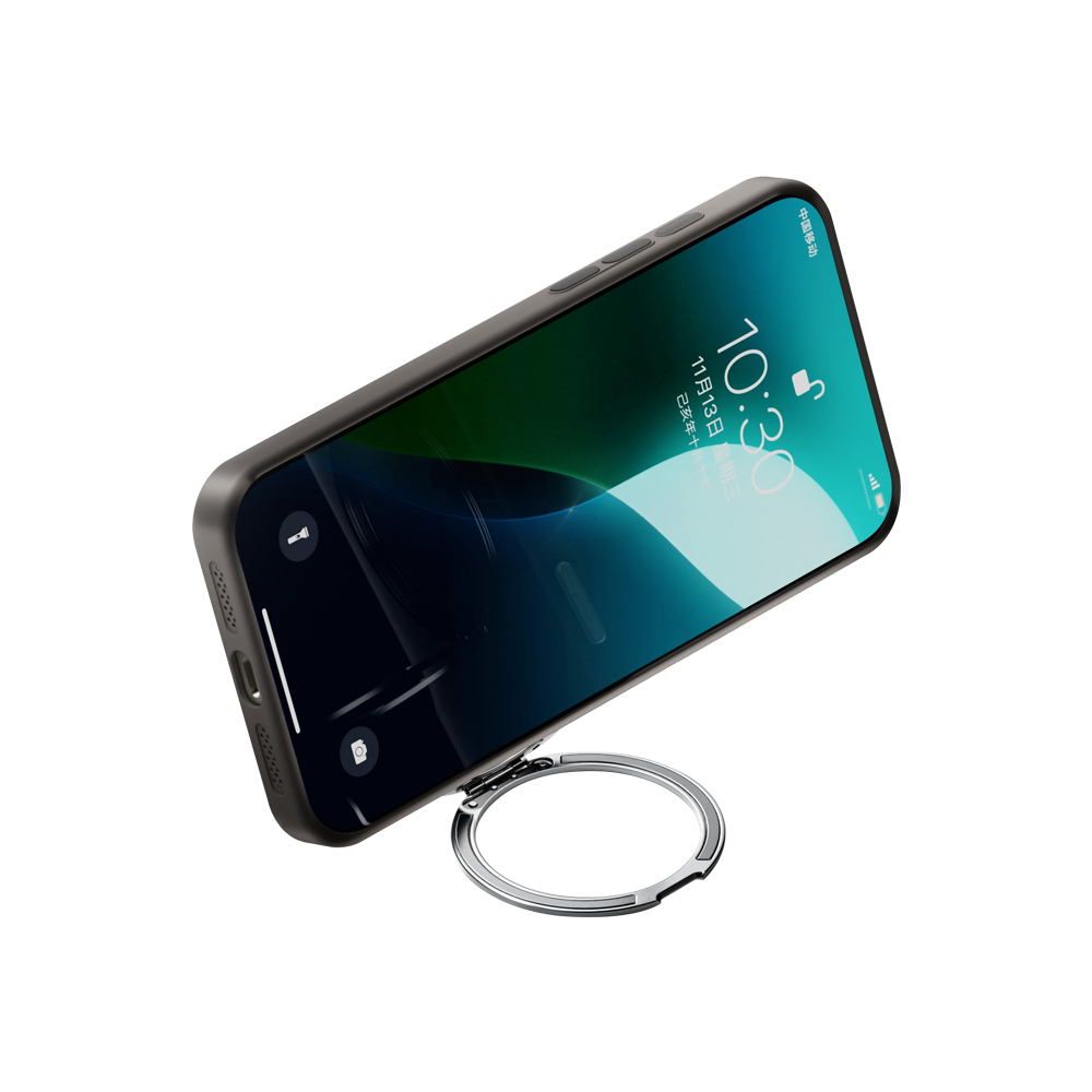 LuxuraGrip Tri-Fold MagSafe Stand | Eleganter 3-in-1 Telefonring, Ständer und Griff für ultimativen Komfort