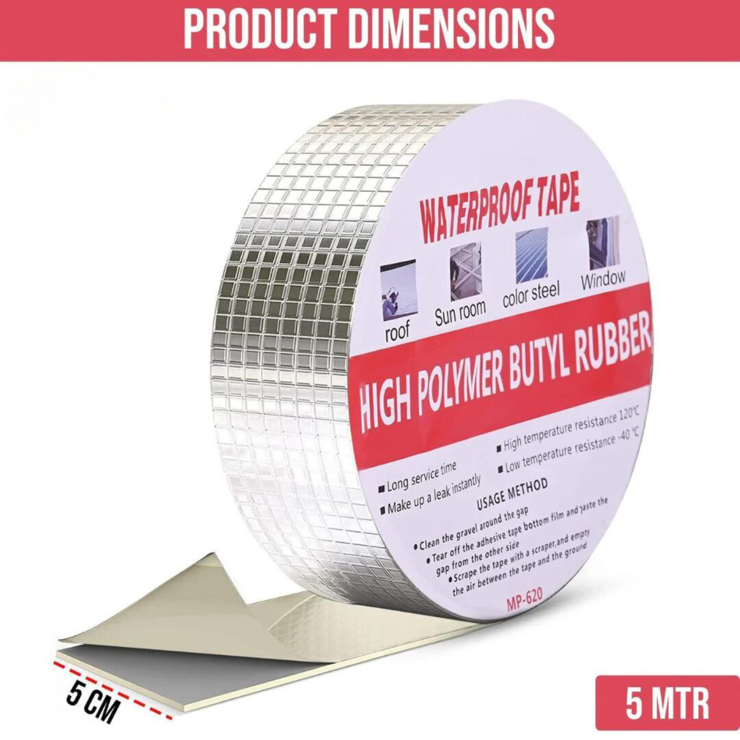 HeatGuard | Wasserdichtes Aluminiumklebeband