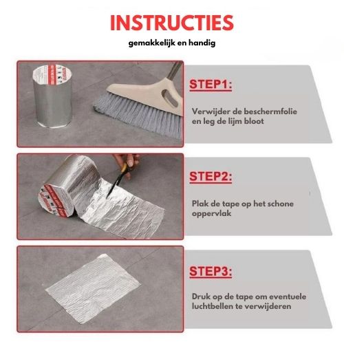 HeatGuard | Wasserdichtes Aluminiumklebeband
