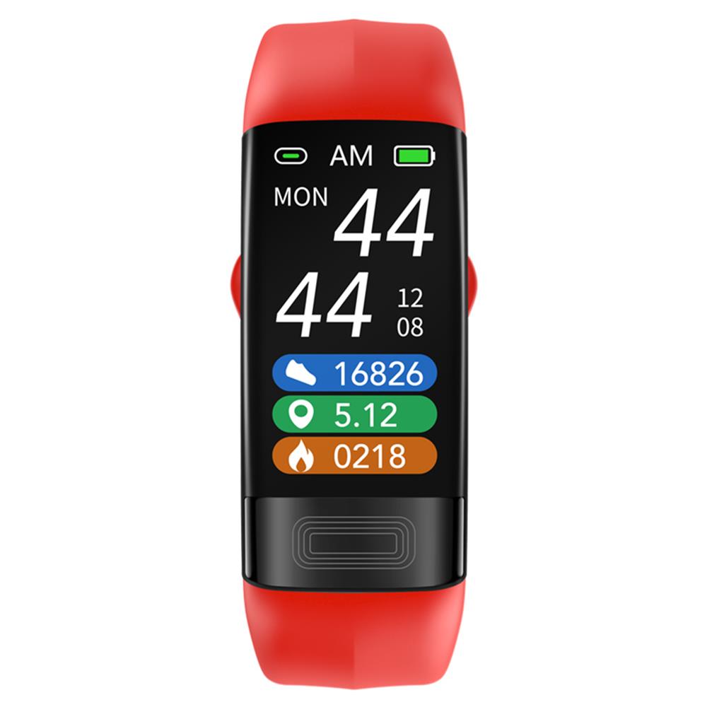 Schlanke Armbanduhr mit Herzfrequenzmesser, ECG und Schlaftracker