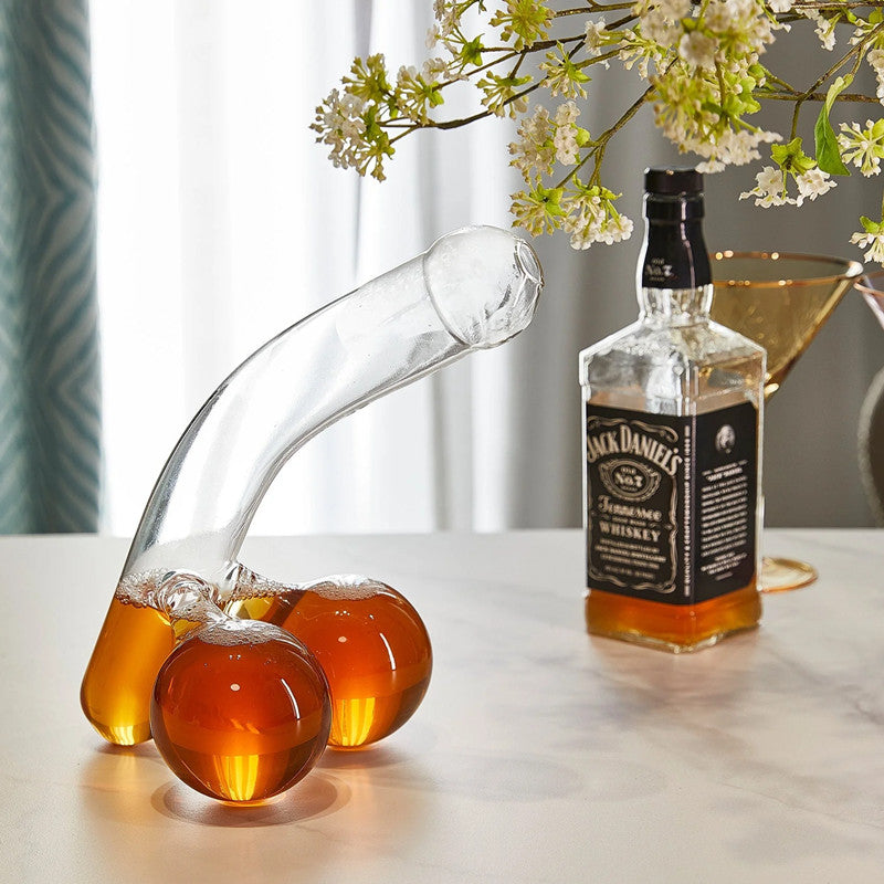 Whiskey/Wein Karaffe | Einzigartig mit einem humorvollen Stil