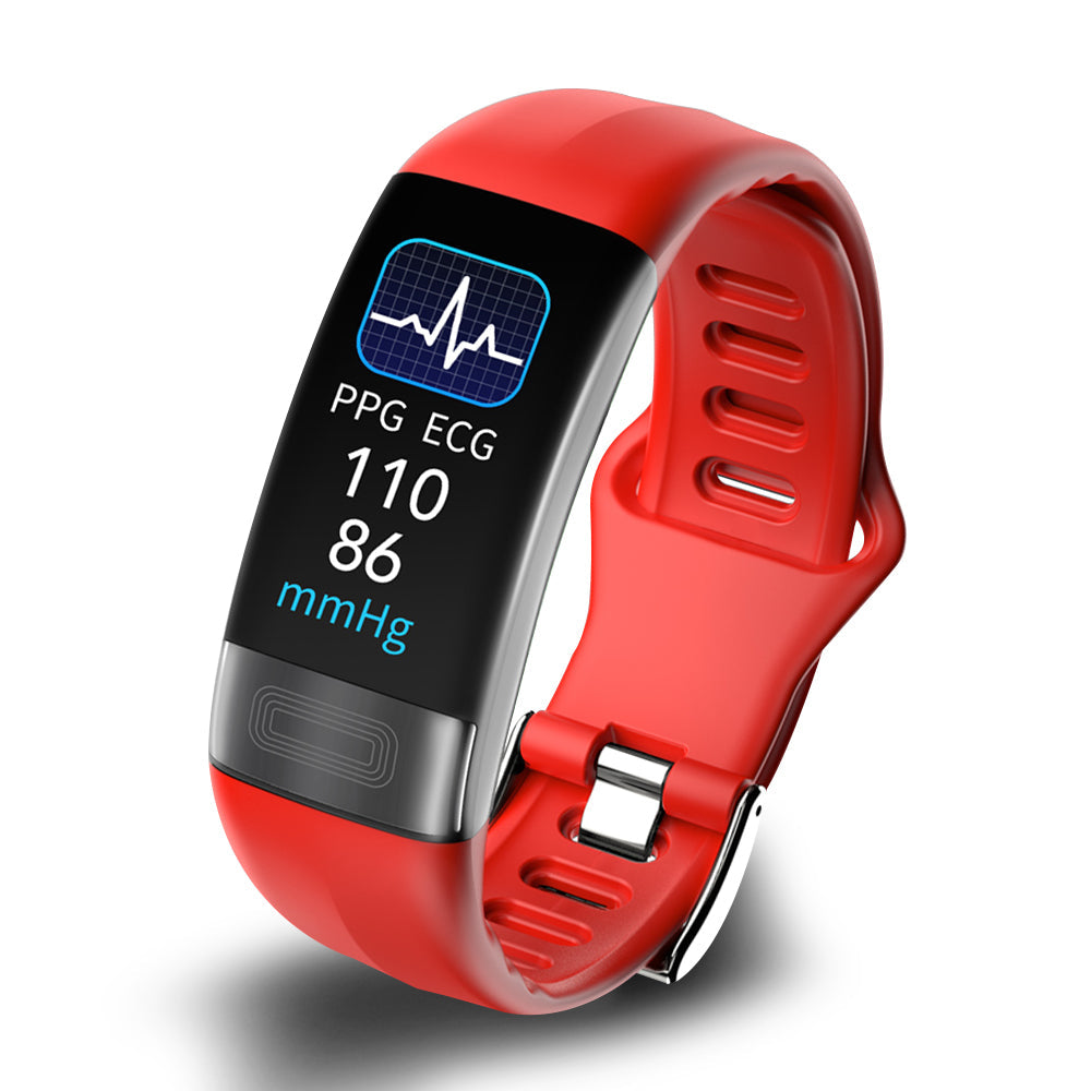 Schlanke Armbanduhr mit Herzfrequenzmesser, ECG und Schlaftracker