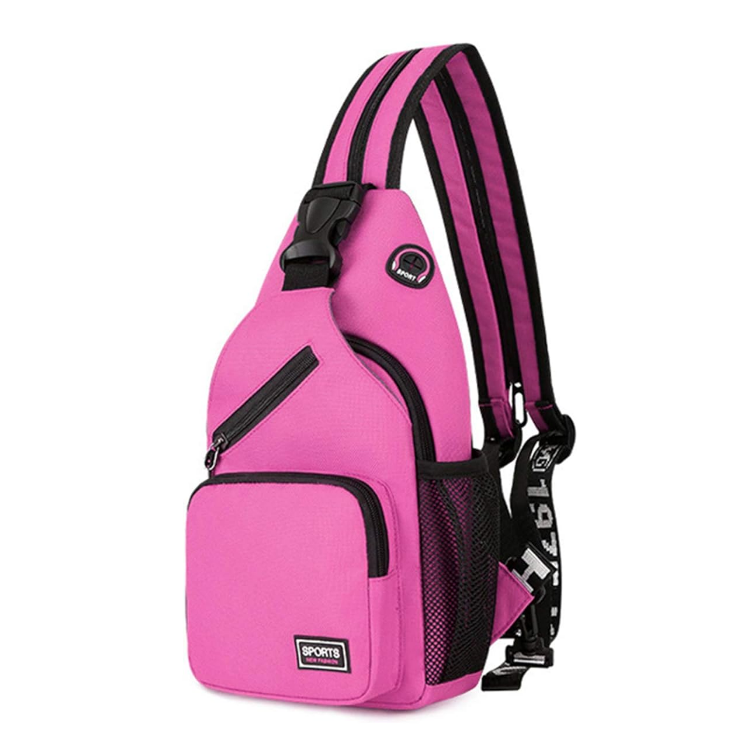 Damen Crossbody Tasche - Canvas Outdoor Schultertasche mit mehreren Trageoptionen