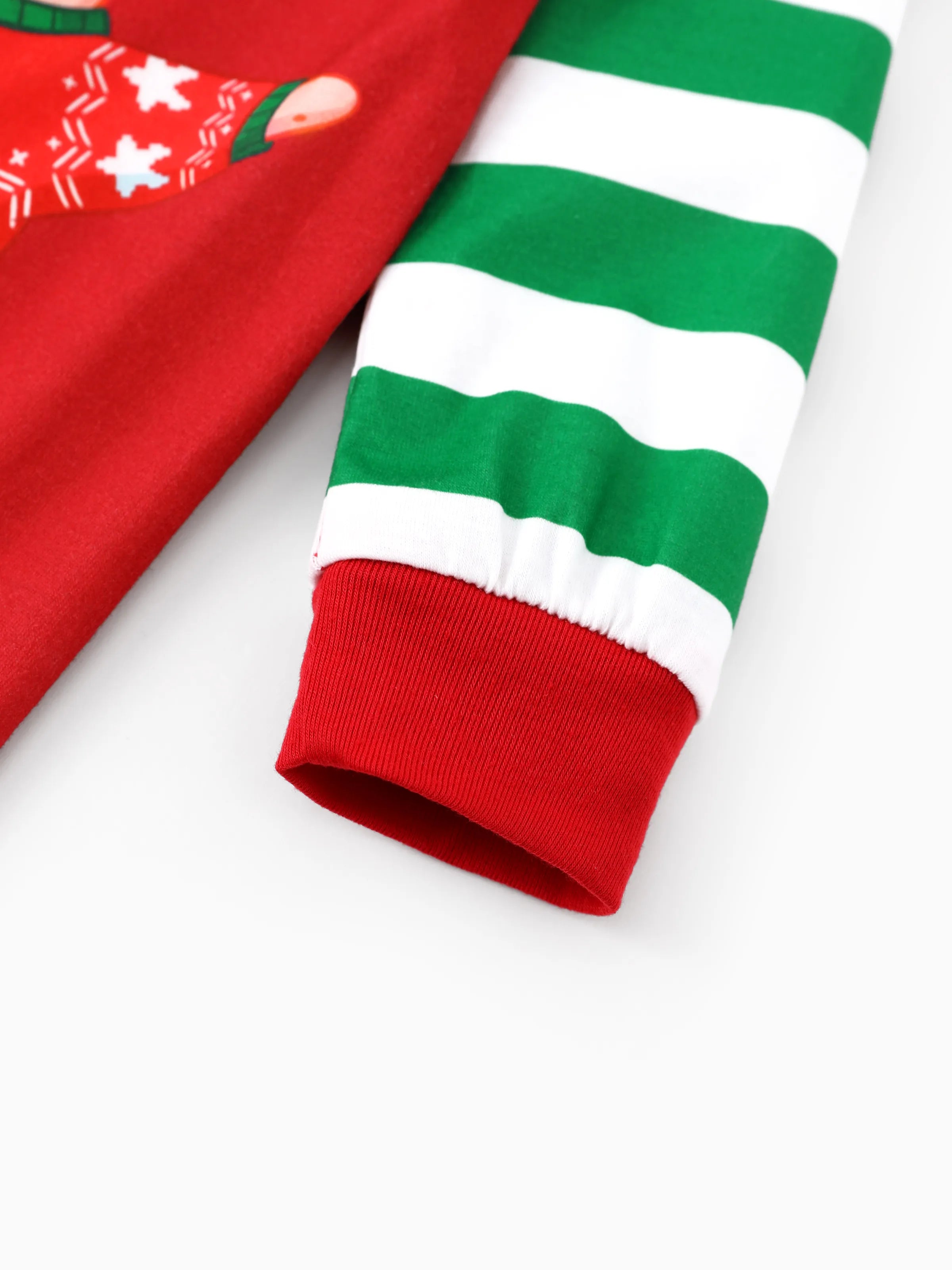 SpongeJams | SpongeBob Schwammkopf Weihnachts Familien Pyjama Set mit Gestreiftem Design und Socken