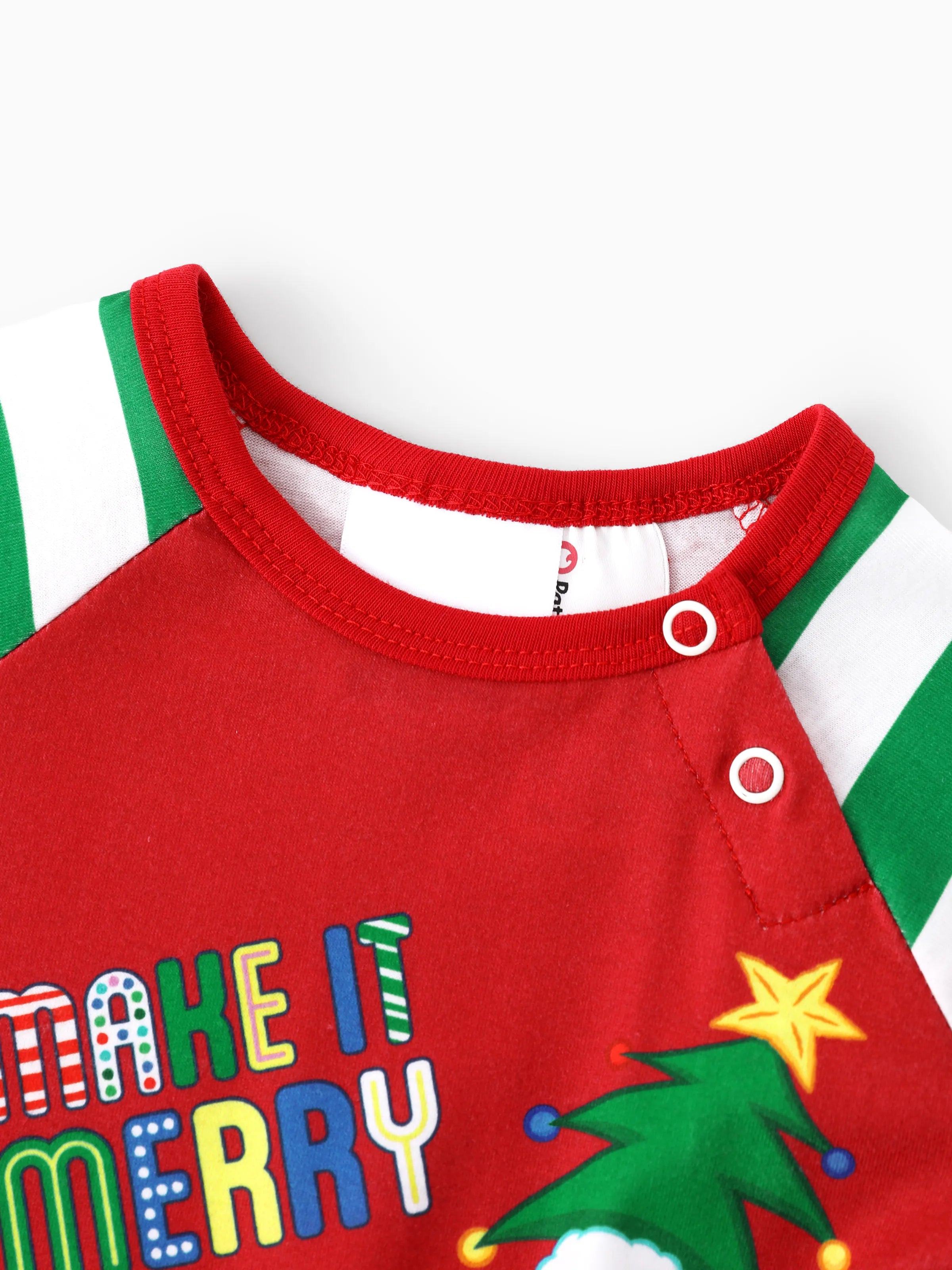 SpongeJams | SpongeBob Schwammkopf Weihnachts Familien Pyjama Set mit Gestreiftem Design und Socken