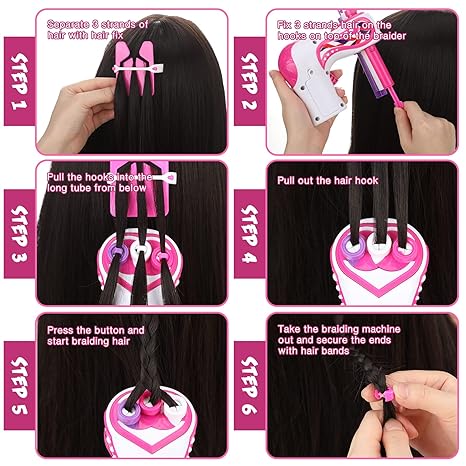 LuxuraBraid Magischer Haarflechter | Kreieren Sie mühelos wunderschöne Zöpfe mit luxuriösem Aussehen