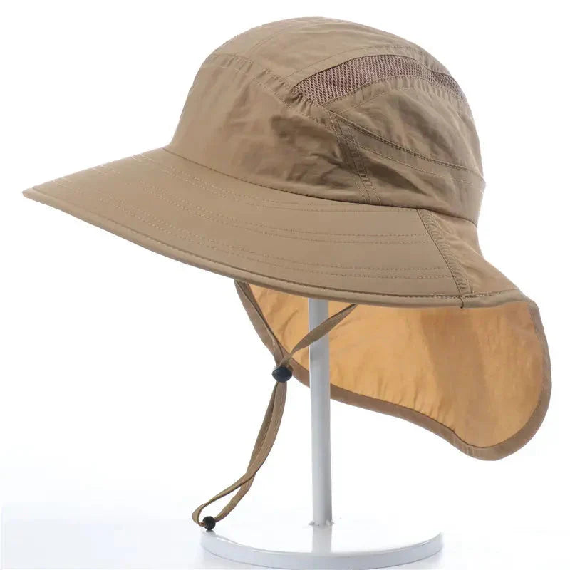 Sonnenhut - Nackenschutz - Breite Krempe
