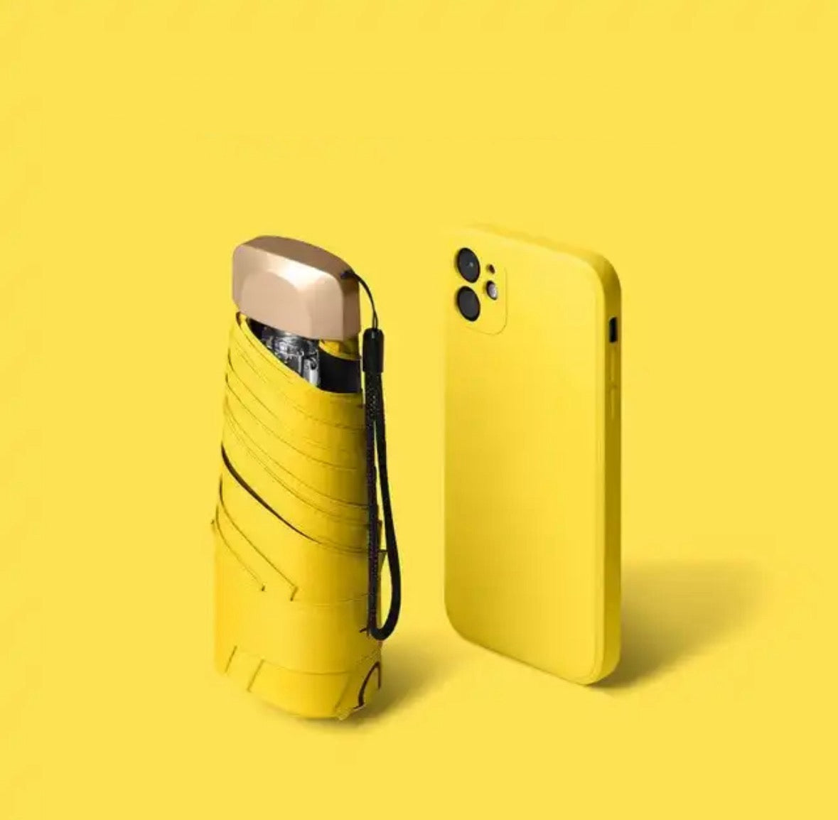 Kompakter Mini-Regenschirm – Tragbarer Regen- und Sonnenschutz für Unterwegs