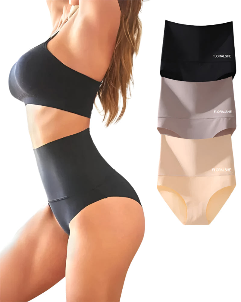 LuxeSilhouette 5er-Pack Hohe Taille Slips | Perfekte Bauchkontrolle für eine schlankere Figur